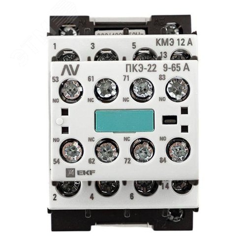 Комплект КМЭ 12А 1NO 400В с дополнительными контактами 2НО+2НЗ АС EKF AVERES - фото 3