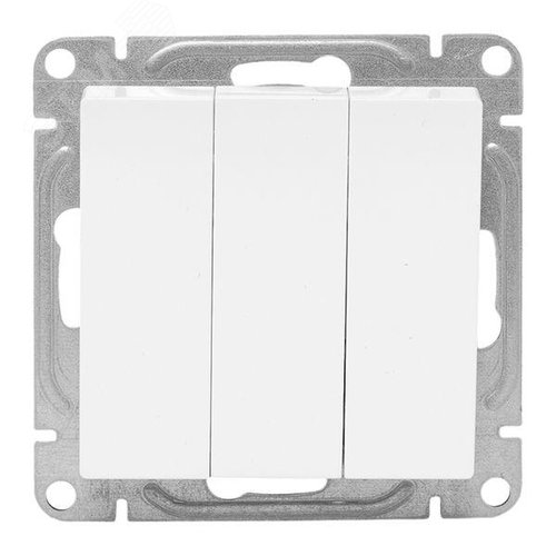 Эпика Механизм выключателя 3кл. белый EKF - фото 2