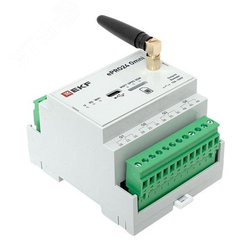 Контроллер удаленного управления 6вх/4вых Wi-Fi GSM 230 В ePRO24 Omni EKF - фото 12