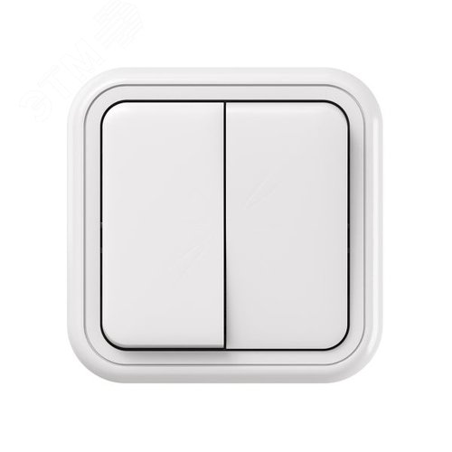 Выключатель, одноклавишный, СП, автоматические клеммы белый, Бронто EKF - фото 5