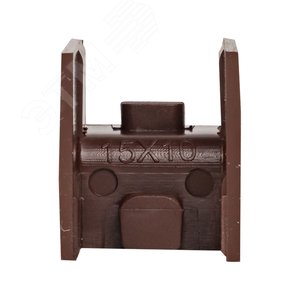 Угол внутренний (15х10) (4 шт) Plast под темное дерево - фото 2