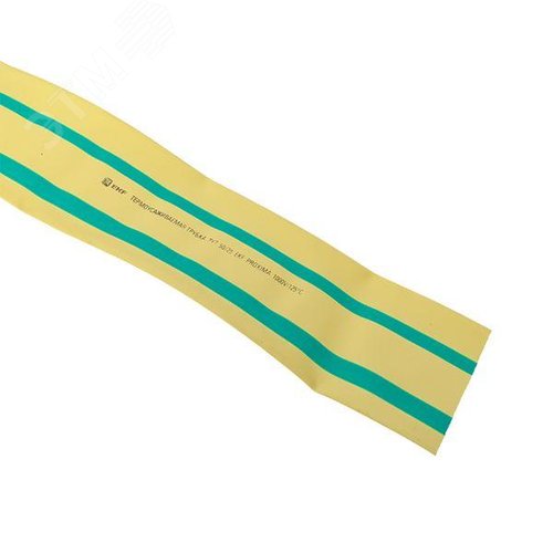 Трубка термоусаживаемая ТУТ нг 50/25 жел-зел рулон PROxima - фото 5