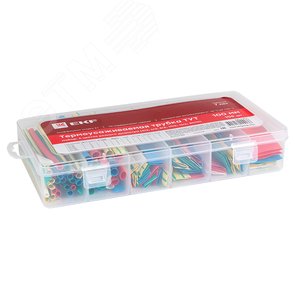 Изображение товара Набор ТУТ нг бокс: 5 цветов разного диаметра (4/2,6/3,8/4,10/5,12/6,20/10) 105шт. 100мм. PROxima (упак)