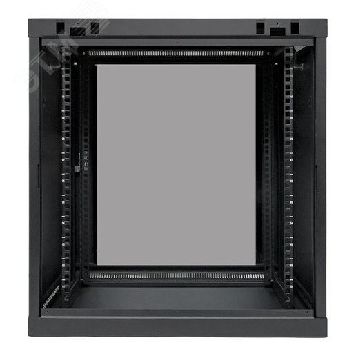 Шкаф настенный 19' TERACOM PRO 12U 600х450 мм дверь стеклянная с замком-ручкой чёрный - фото 6