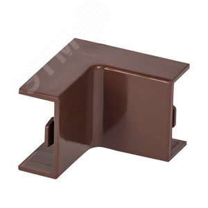 Угол внутренний (20х10) (4 шт) Plast под темное дерево - фото 1