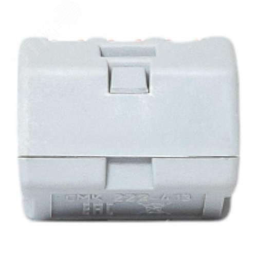 Клемма СМК 222-413 с рычагом 3 отверстия 0,08-2,5(4,0) мм2 EKF - фото 7