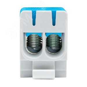 Клемма силовая вводная двойная КСВ 16-50 кв мм. синяя - фото 3