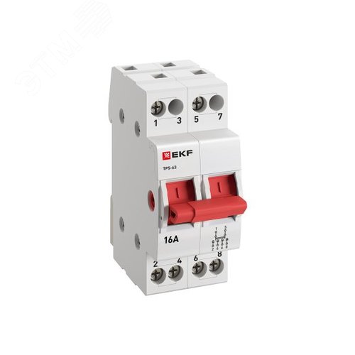 Переключатель трехпозиционный ТПС-63 2P 16А PROxima - фото 2