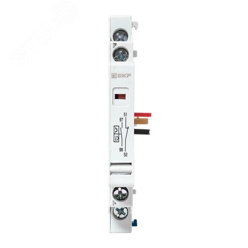 Контакт сигнализации аварийного отключения + вспомогательный контакт мгновенного действия АПД/GV2 АК-1001 1НО (авар.) + 1НЗ EKF - фото 2