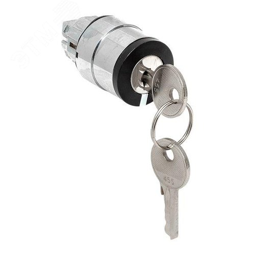 Исполнительный механизм переключателя ХB4 на 3 положения с замком, возвратный без фиксации IP65 - фото 1