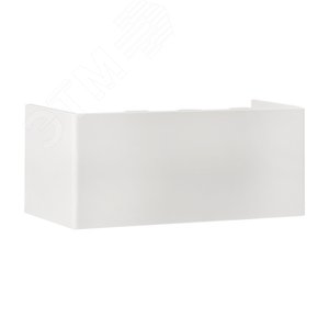 Соединитель (100х60) (2 шт) Plast Белый