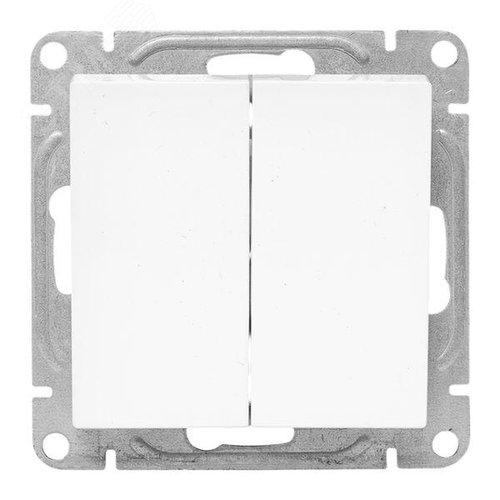 Эпика Механизм выключателя 2кл. кнопочный белый EKF - фото 2