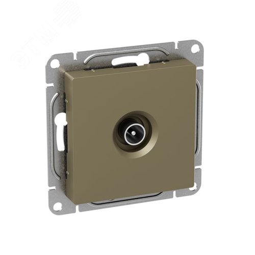 Механизм розетки TV  оконечная  шампань Эпика EKF - фото 1