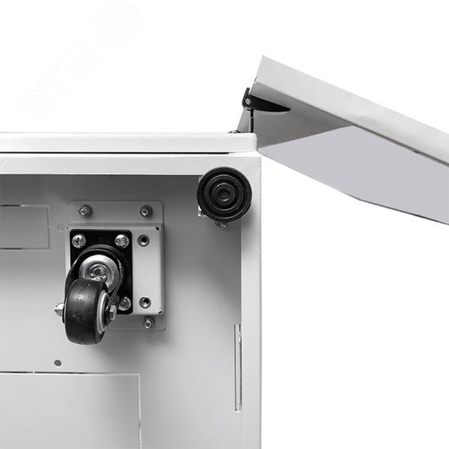 Шкаф напольный 19'' TERACOM PRO 42U 600х800 мм    двери стеклянная с замком-ручкой и металлическая  чёрный - фото 7