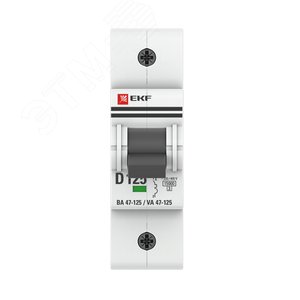 Выключатель автоматический ВА 47-125 1P 125А (D) 15кА PROxima - фото 3