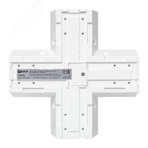 Коннектор фигурный для светодиодных линейных светильников ДБО-X белый 12Вт 4000К IP20 LUMA - фото 4