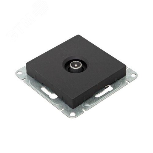 Эпика Механизм розетки TV проходная черный EKF - фото 8