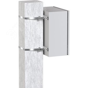 Крепление на столб монтажной полосой (ширина шкафадо 400 мм) Basic - фото 3