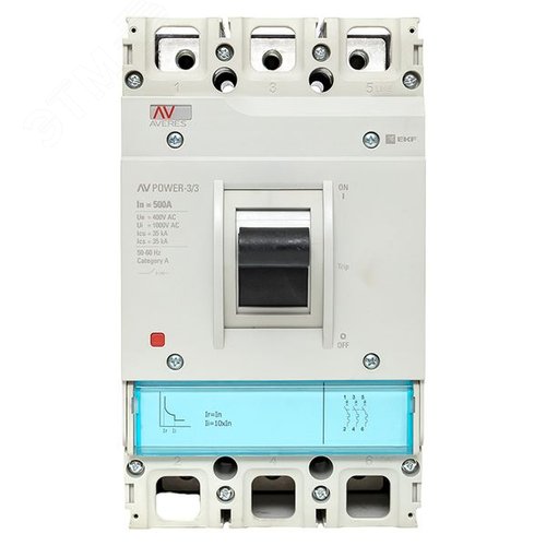 Выключатель автоматический в литом корпусе AV-POWER-3/3 500А 35кА TR EKF - фото 3