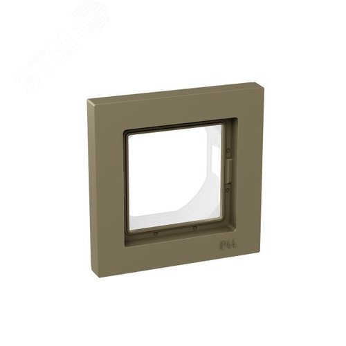 Рамка 1-местная IP44  шамп.  пластик Эпика EKF - фото 2