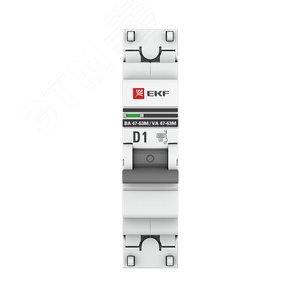 Выключатель автоматический 1P 1А (D) 6кА ВА 47-63M c одним магнитным расцепителем - фото 3