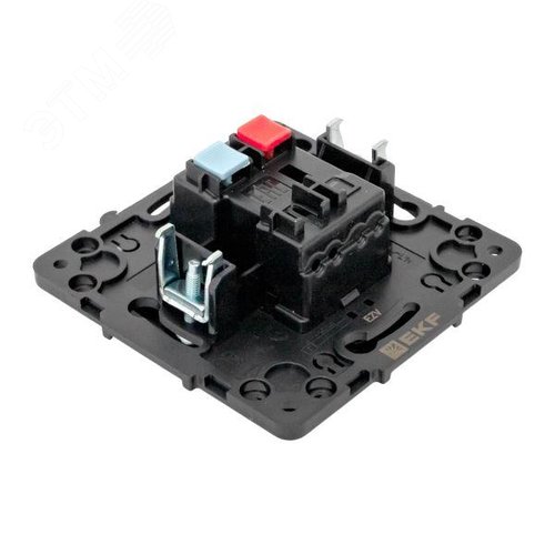 Механизм кнопки нажимной 10А черный Стокгольм EKF - фото 8