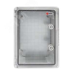Бокс пластиковый с монтажной платой прозр. дверь 400х300х220 мм IP65 PROxima - фото 2