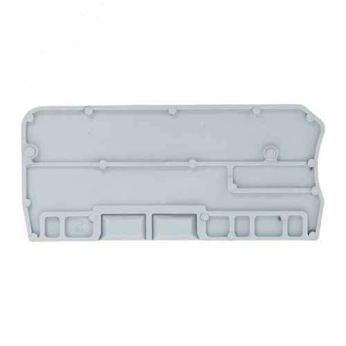 Заглушка для 1.5 Push-in 3 вывода серая - фото 3