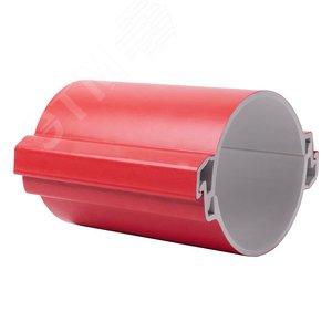 Труба гладкая разборная ПВХ 110 мм (750Н), красная PROxima
