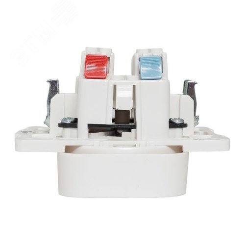 Стокгольм Механизм Розетки 2-местной б/з 10А белый с защ. штор. - фото 8