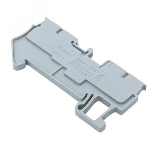 Клемма Push-in 1.5 мм2 4 вывода серая EKF - фото 7