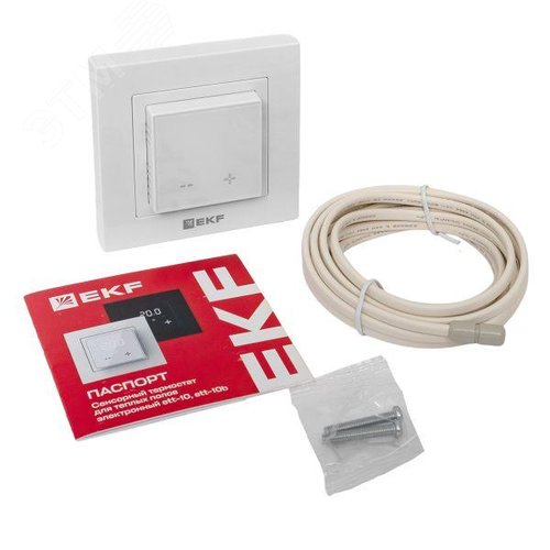 Термостат для теплых полов электронный белый 16 A 230В EKF - фото 9