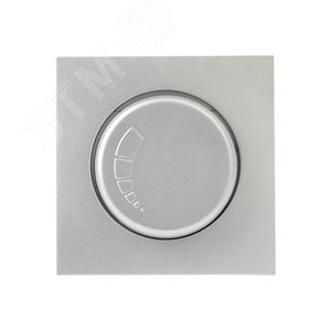 Валенсия лицевая панель светорегулятора 600W 220В сталь - фото 2