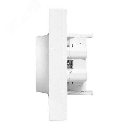 Эпика Механизм розетки двойной 16А с заземлением без шторок с рамкой белый EKF - фото 5