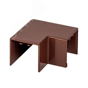 Изображение товара Поворот 90 градусов (25х25) (4 шт) Plast под темное дерево (упак)