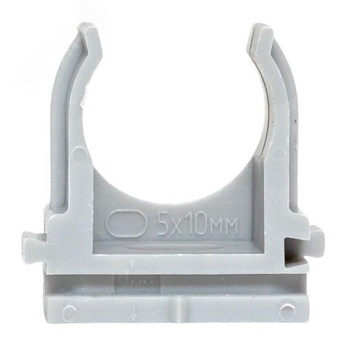 Крепеж-клипса для ручного монтажа d20 мм серая EKF-Plast - фото 2