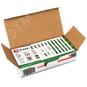 Клемма проходная винтовая JXB 16 мм2 зеленая EKF - фото 3