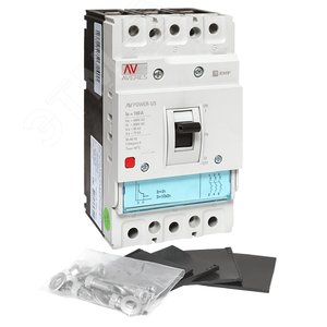 Выключатель автоматический AV POWER-1/3 100А 80kA TR AVERES - фото 4