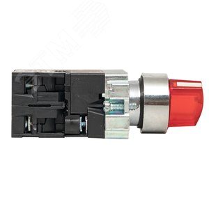 Переключатель BD33 3P c красной подсветкой 24В NO PROxima - фото 2