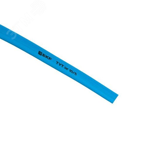 Трубка термоусаживаемая ТУТ нг 10/5 синяя рулон PROxima - фото 5