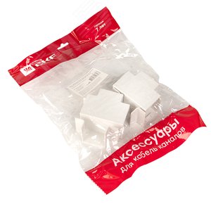 Угол T-образный (40х40) (4 шт) Plast Белый - фото 2