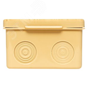 Коробка распаячная КМР-030-035 пылевлагозащищенная без мембранных вводов (88х88х54) светлое дерево PROxima - фото 3