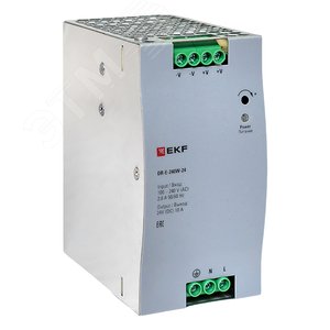 Блок питания на дин рейку 240 Вт, 220 В AC /24 В DC - фото 1