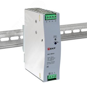 Блок питания на дин рейку 75 Вт, 220 В AC /24 В DC - фото 2