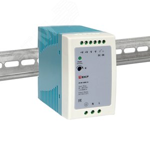 Блок питания на дин рейку 100 Вт, 220 В AC /24 В DC - фото 2