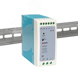 Блок питания на дин рейку 40 Вт, 220 В AC /24 В DC - фото 2