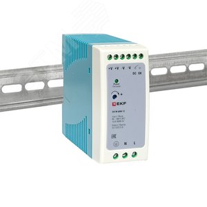 Блок питания на дин рейку 60 Вт, 220 В AC /12 В DC - фото 2