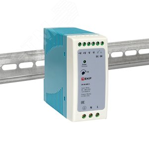 Изображение товара Блок питания на дин рейку 60 вт, 220 В AC /5 В DC (шт)