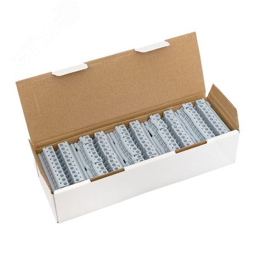 Клемма проходная винтовая UT 4 мм2 серая EKF - фото 11