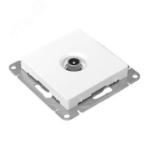 Эпика Механизм розетки TV проходная белый EKF - фото 8